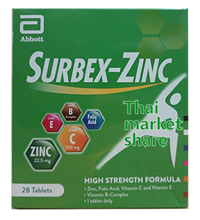 รูปภาพของ SURBEX-ZINC เซอร์เบค ซิงค์ 28เม็ด โฉมใหม่